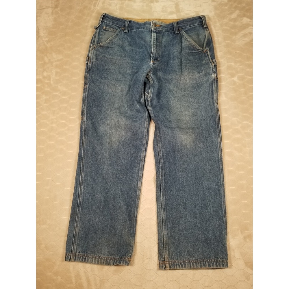 Duluth Trading Men's Carpenter Jeans 36x30 Used Good Shape See‎ Pics